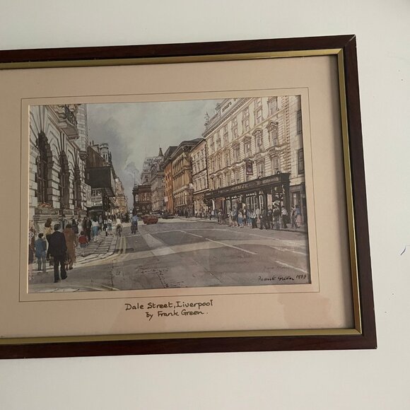 Framed print wall art Dale street Liverpool by Frank Green - Picture 3 of 4